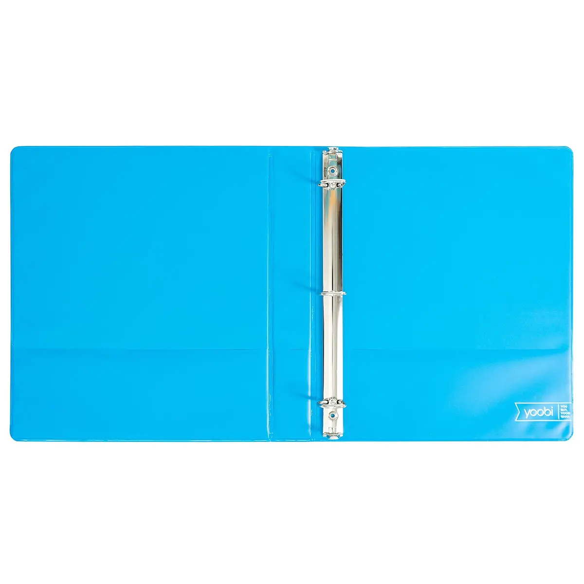 Yoobi 1 Inch Blue D-Ring Binder 275 Sheet Capacity | PVC-Free Organizer for Students & Office - view 5