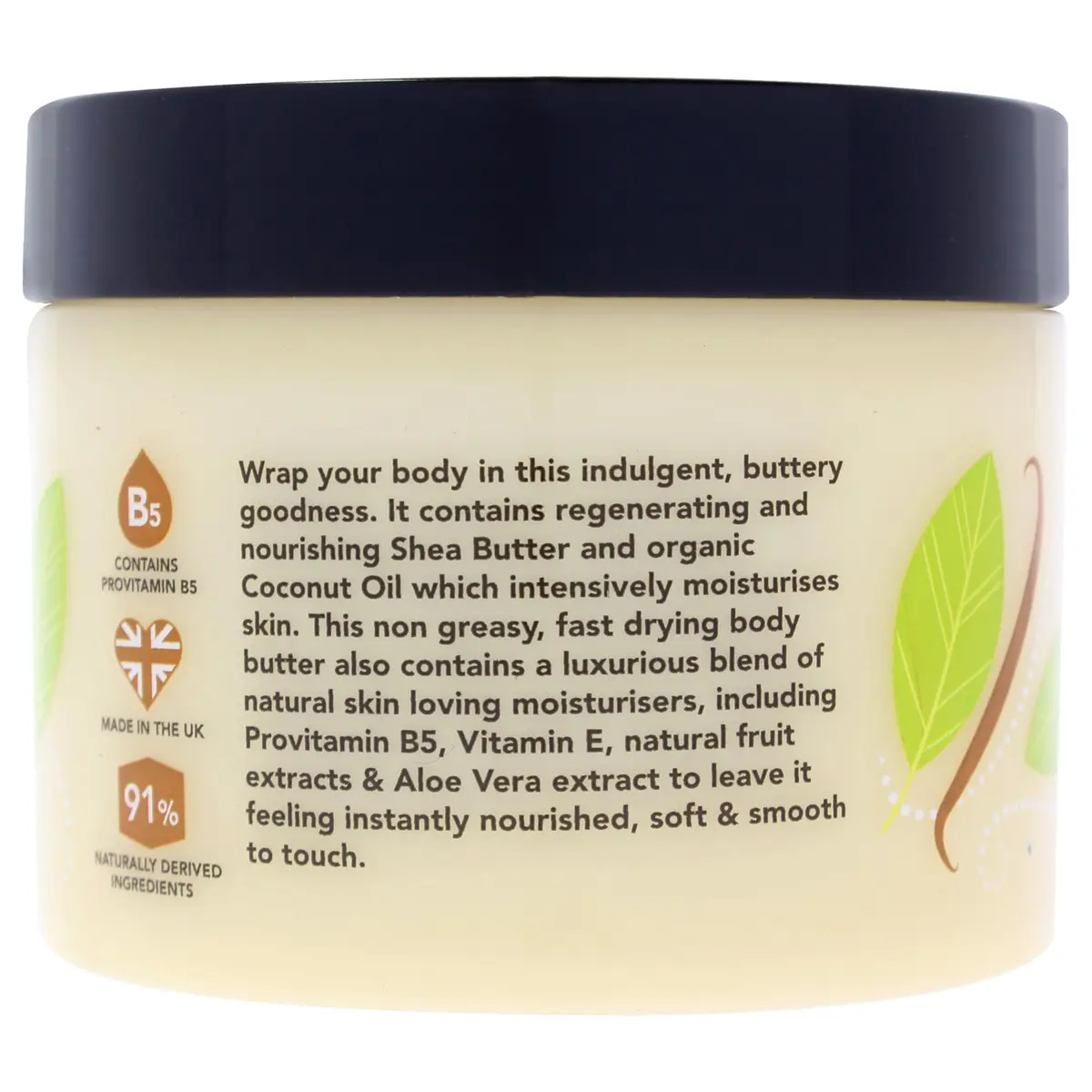 I LOVE Vanilla Milk Scented Body Butter 10.1 oz | Hydrating for Dry Skin, Vitamin E & Aloe Vera - view 2