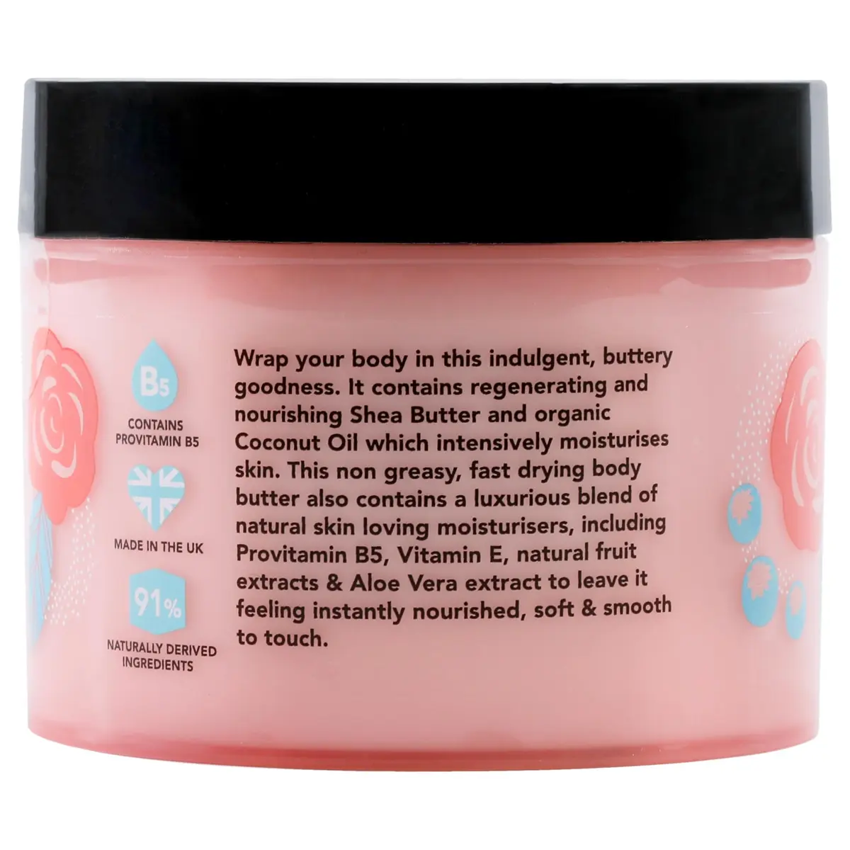 I LOVE English Rose Scented Body Butter 10.1 oz | Hydrating for Dry Skin, Vegan & Cruelty-Free - view 2