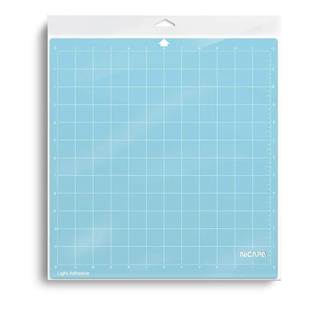 NICAPA Light-Grip Cutting Mat 12x12 inch (3-Pack) | Self-Healing Vinyl Craft Mat for Silhouette Cameo - view 6