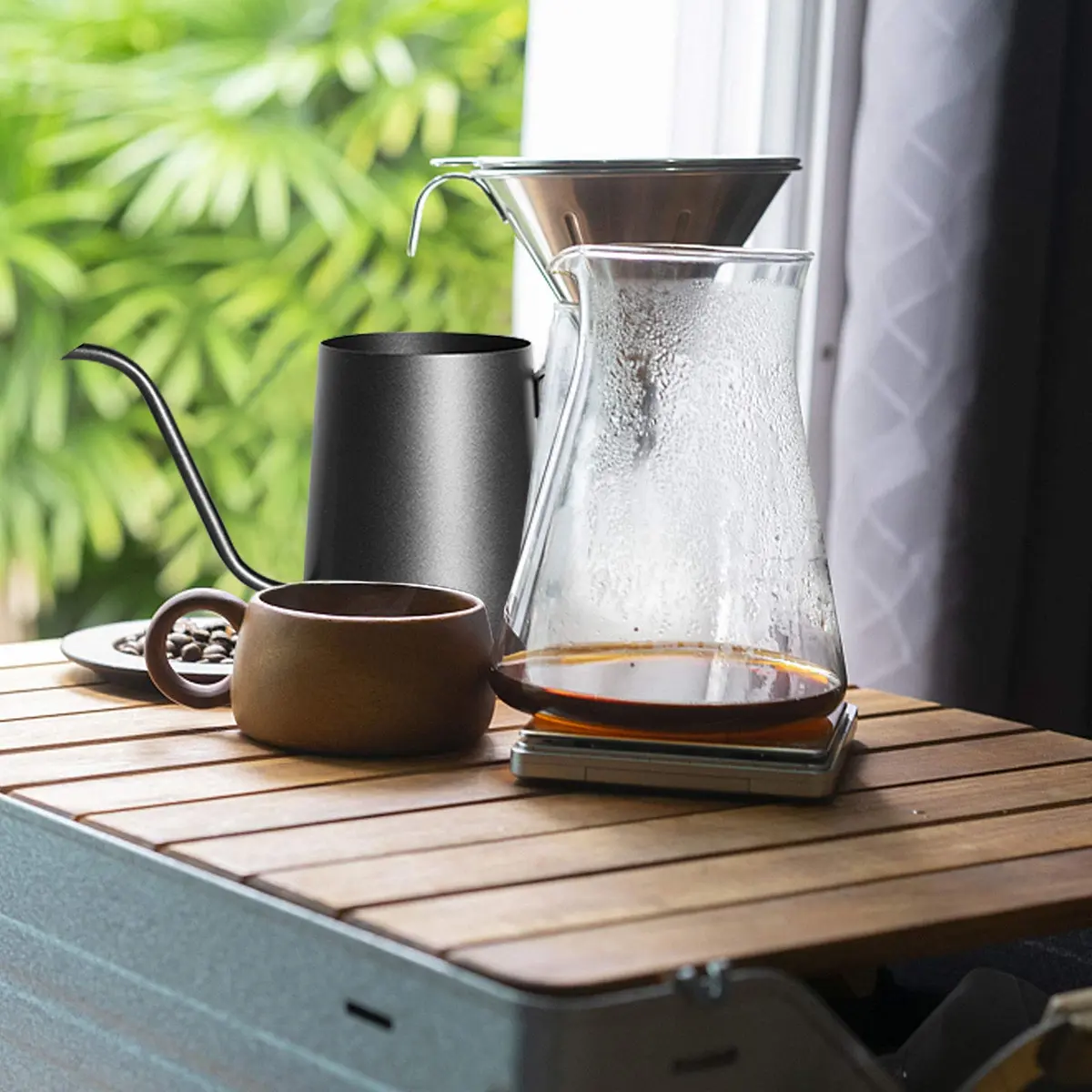 Kslong Pour Over Kettle Gooseneck Long Narrow Drip Spout Coffee Tea Pot 350ML | Modern, Durable & Easy to Use - view 8
