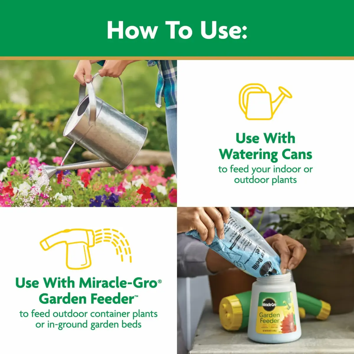 Miracle-Gro Water Soluble All Purpose Plant Food 6.25 lb (2.83 kg) | Feeds Plants Instantly for Bigger Blooms - view 8