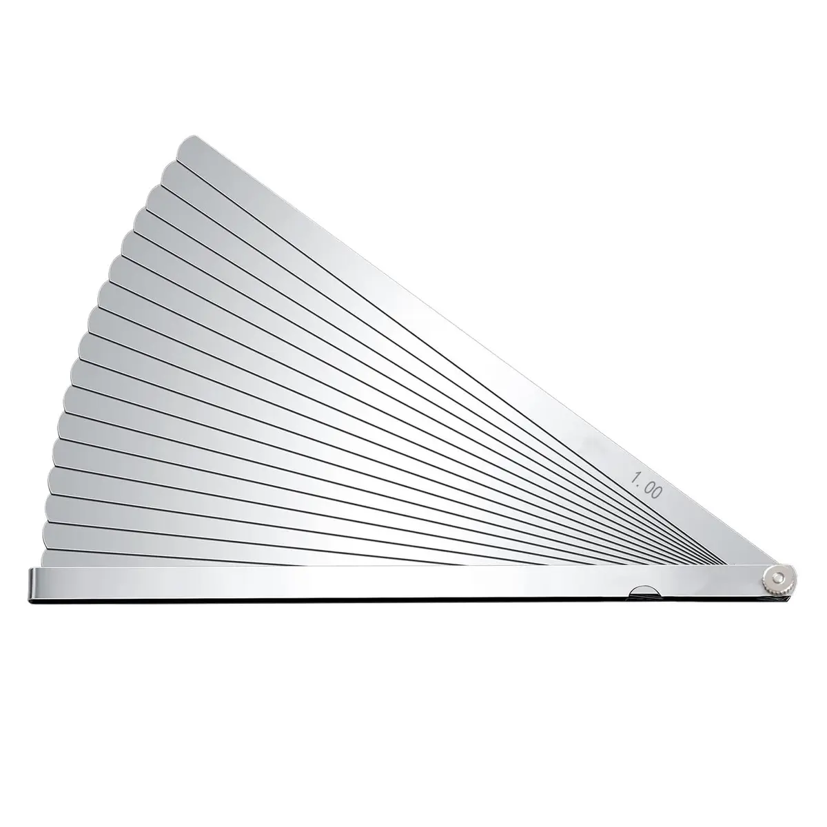 Rannb Metric Feeler Gauge Gap Measurement Tool 12-inch Long 17 Blades | Precise Metric Thickness Range - main product image