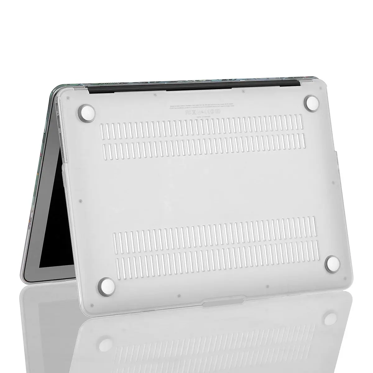 iDonzon Case for MacBook Air 13 inch (A1466/A1369) | 3D Matte Clear See Through Cover & Keyboard - view 6