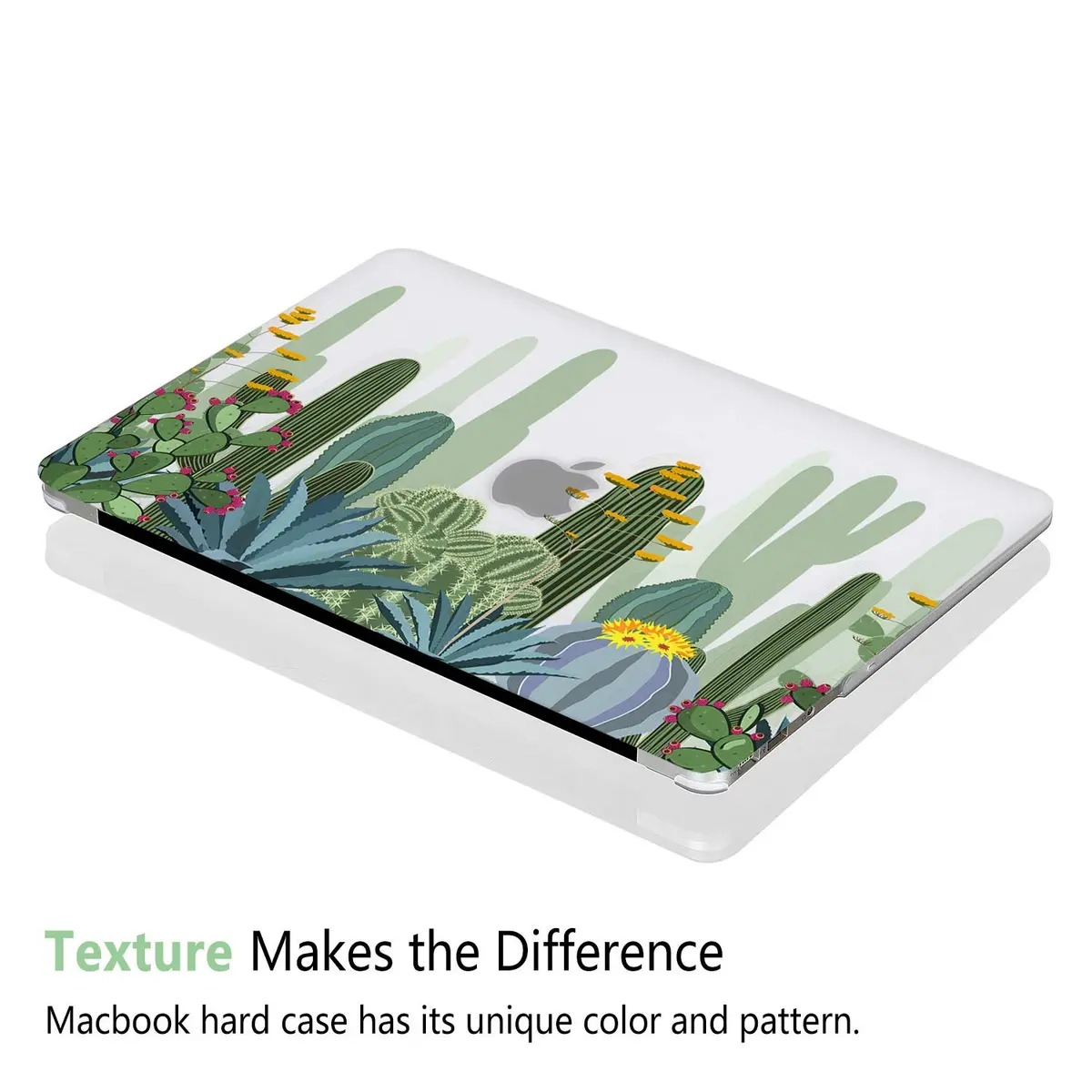 iDonzon Case for MacBook Air 13 inch (A1466/A1369) | 3D Matte Clear See Through Cover & Keyboard - view 4