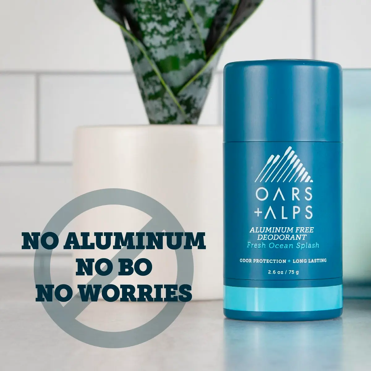 Oars + Alps Aluminum Free Men's Deodorant, Clear Gel 74ml (2.6 oz) | Odor Absorption & Movement Glide - view 4