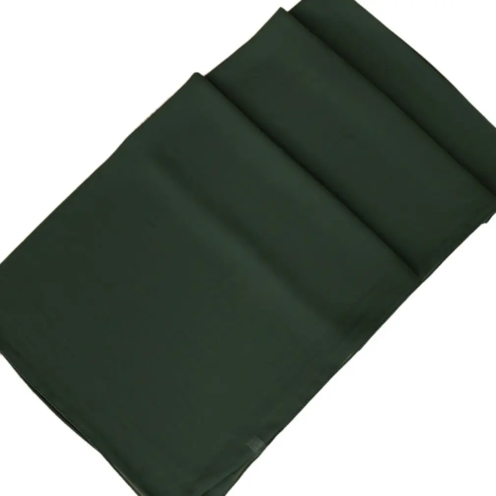 LMVERNA Chiffon hijab muslim Solid Color Thick bubble Chiffon Long Scarf wrap scarves (Dark green) | Soft, Lightweight & Elegant - view 3