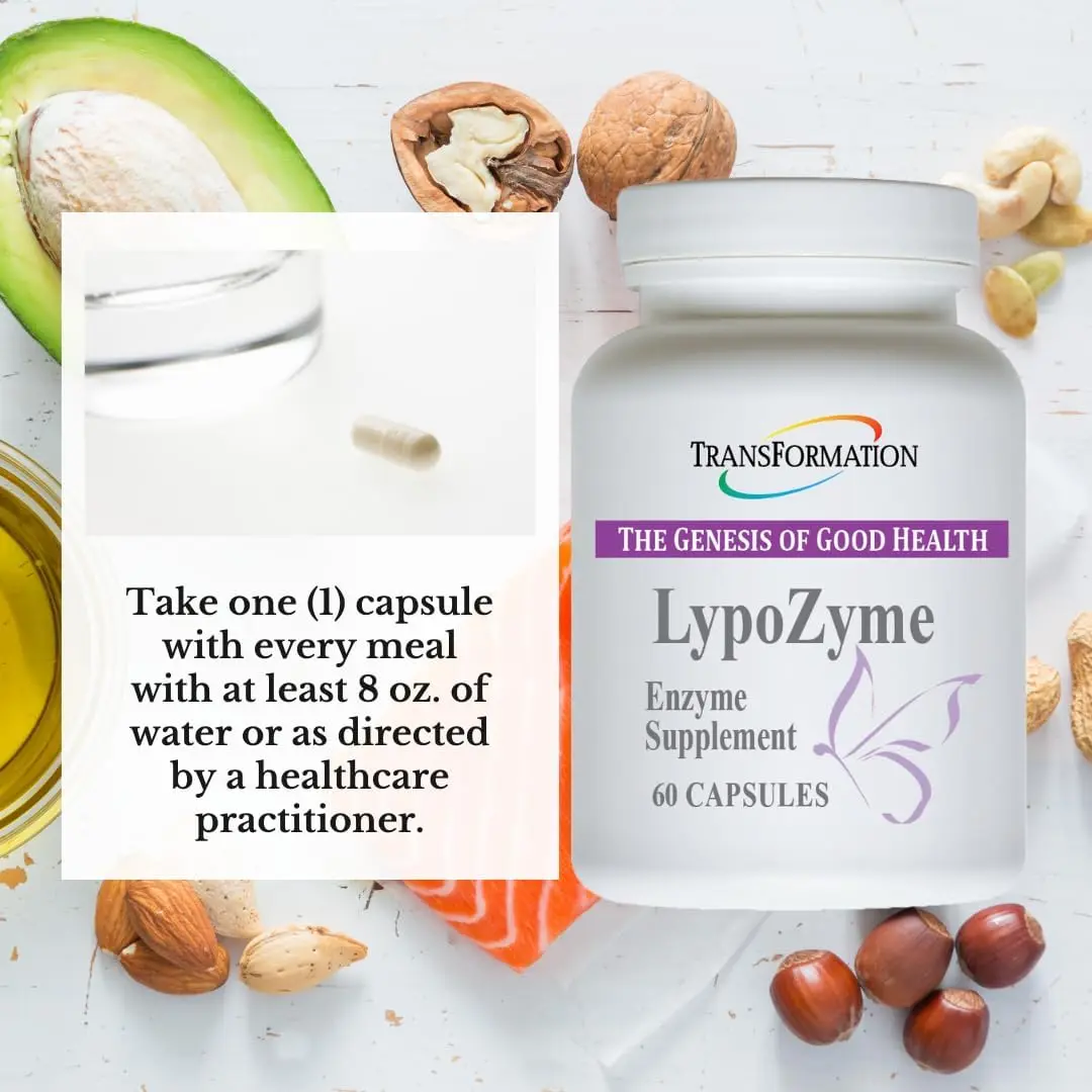 TRANSFORMATION LypoZyme Enzyme Supplement 60 Cap | Supports Digestion & Nutrient Absorption - view 4