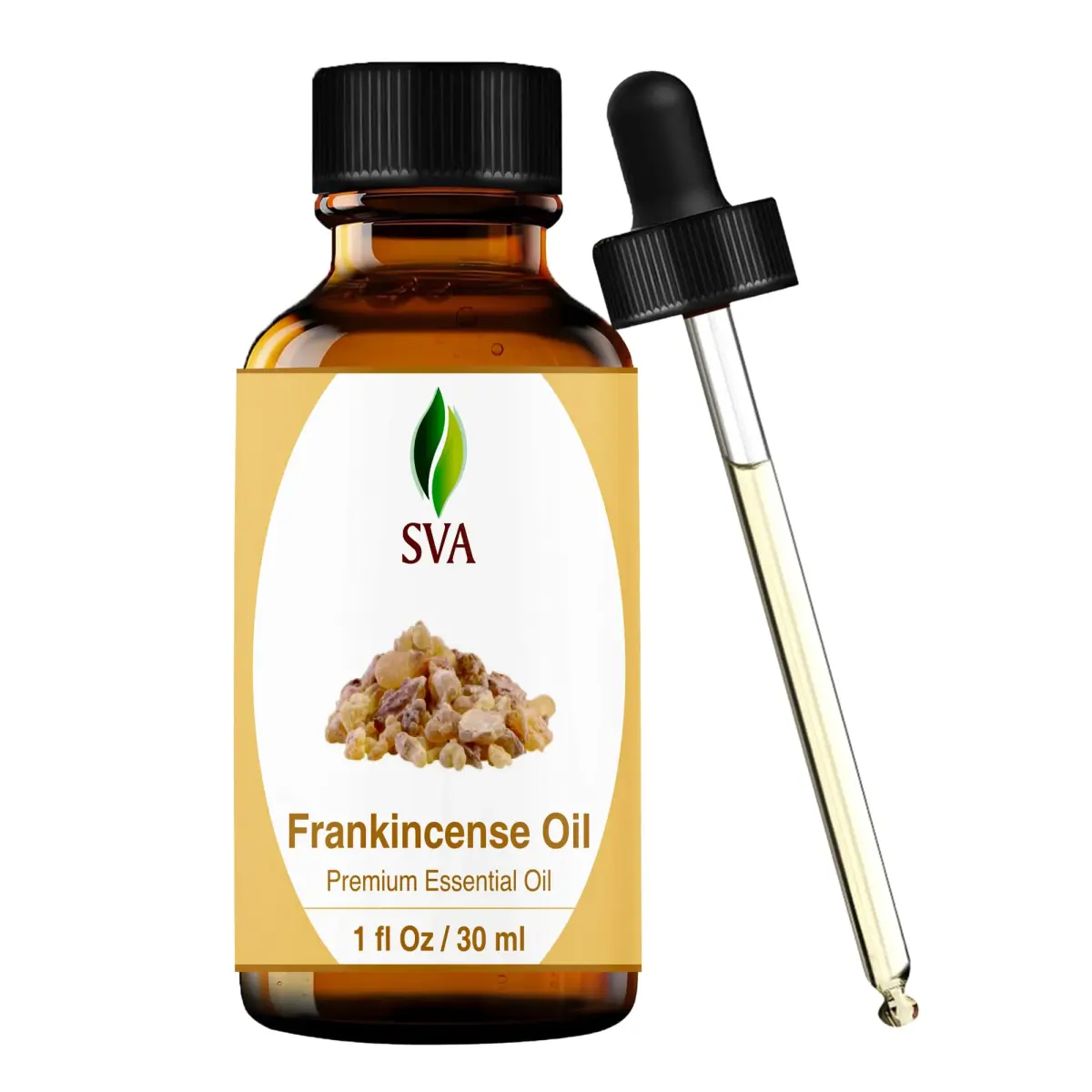 SVA ORGANICS Frankincense Essential Oil 30ml (1 Fl Oz) | Pure Carterii Oil for Aromatherapy & Skin - main product image