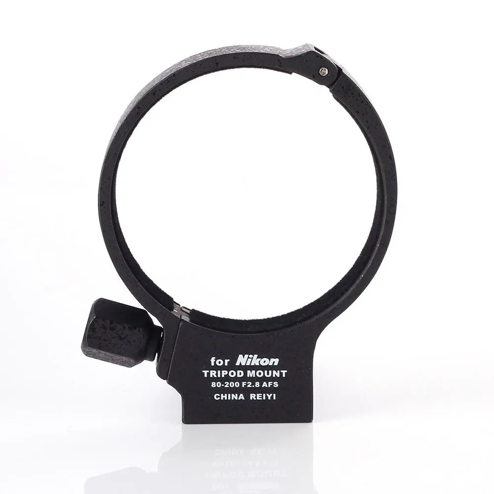 Hersmay Tripod Collar Mount Ring for Nikon Nikkor AF-S 80-200mm f/2.8D | Heavy Metal, 80mm Diameter, Black - view 3