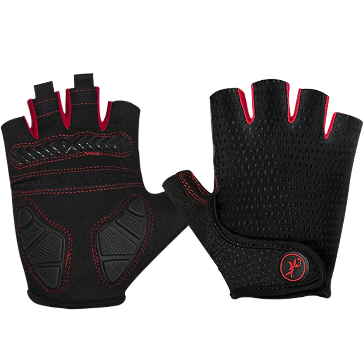 MOREOK Cycling Gloves Bicycle Road Bike Gloves, Half Finger -098 B-XXL | Breathable, Shock-Absorbing & Comfortable Fit - view 5