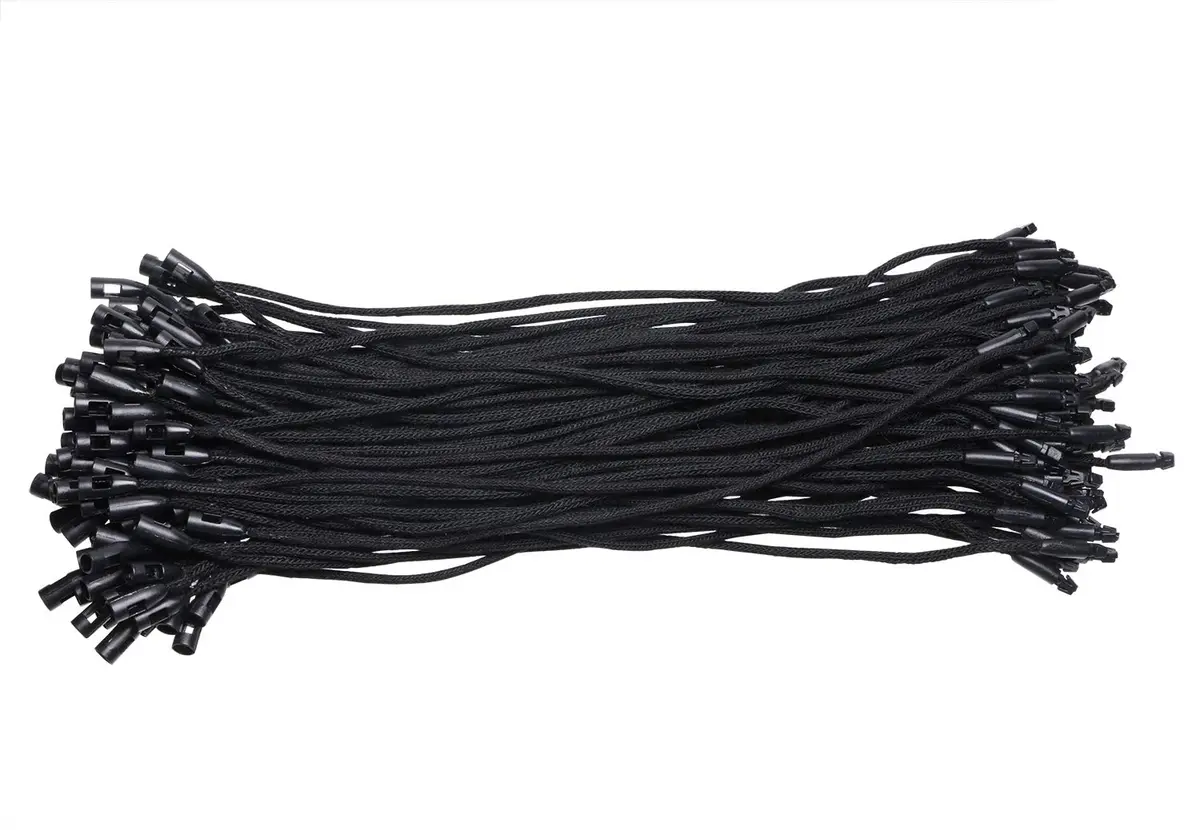 Tupalizy Black Cotton Gift Clothing Price Tag String 7.6 inch | 100PCS for Labels & Tags - view 5