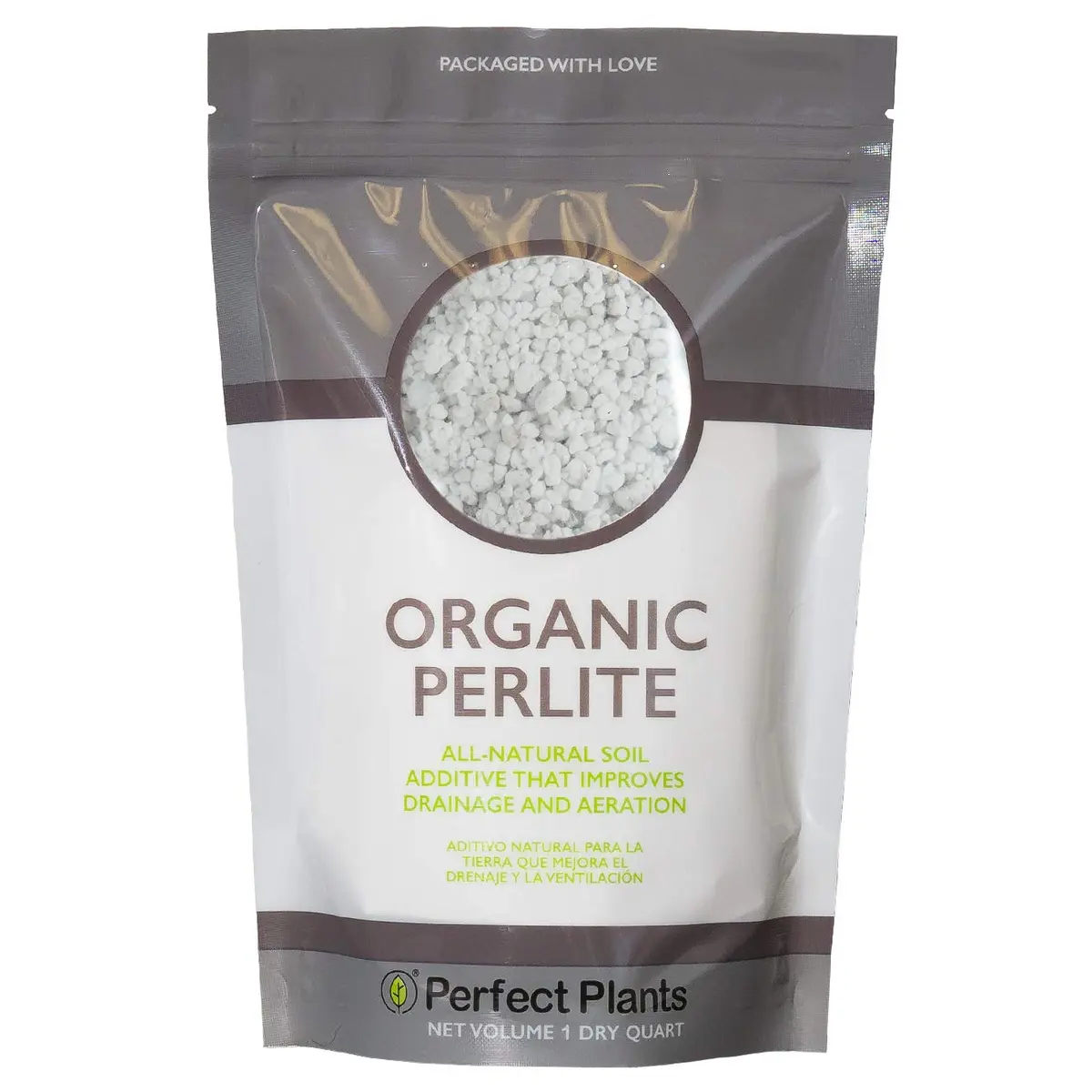 Perfect Plants Organic Perlite 1 qt | Improves Soil Drainage & Aeration for Container Plants - main product image