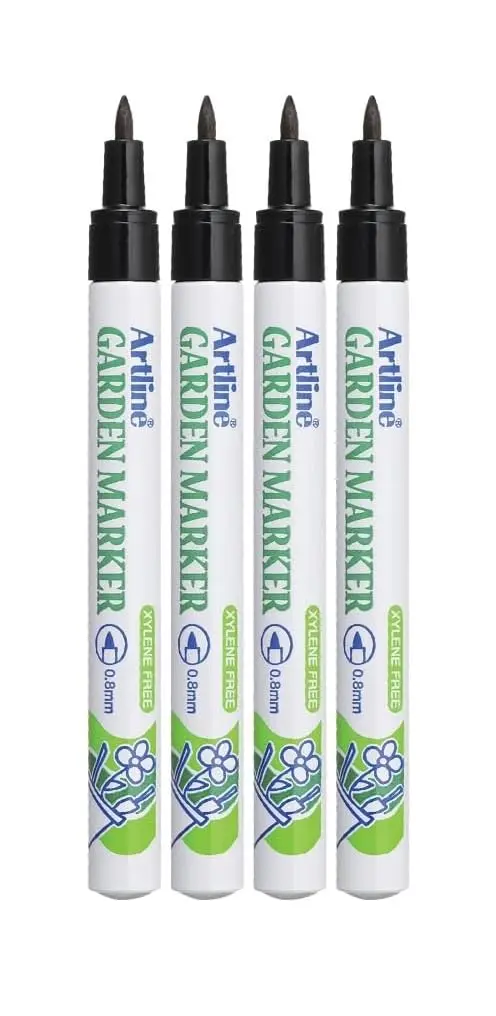 Artline Garden Marker Water Resistant Quick Dry Ink 4 Markers | Perfect for Outdoor Use - main product image