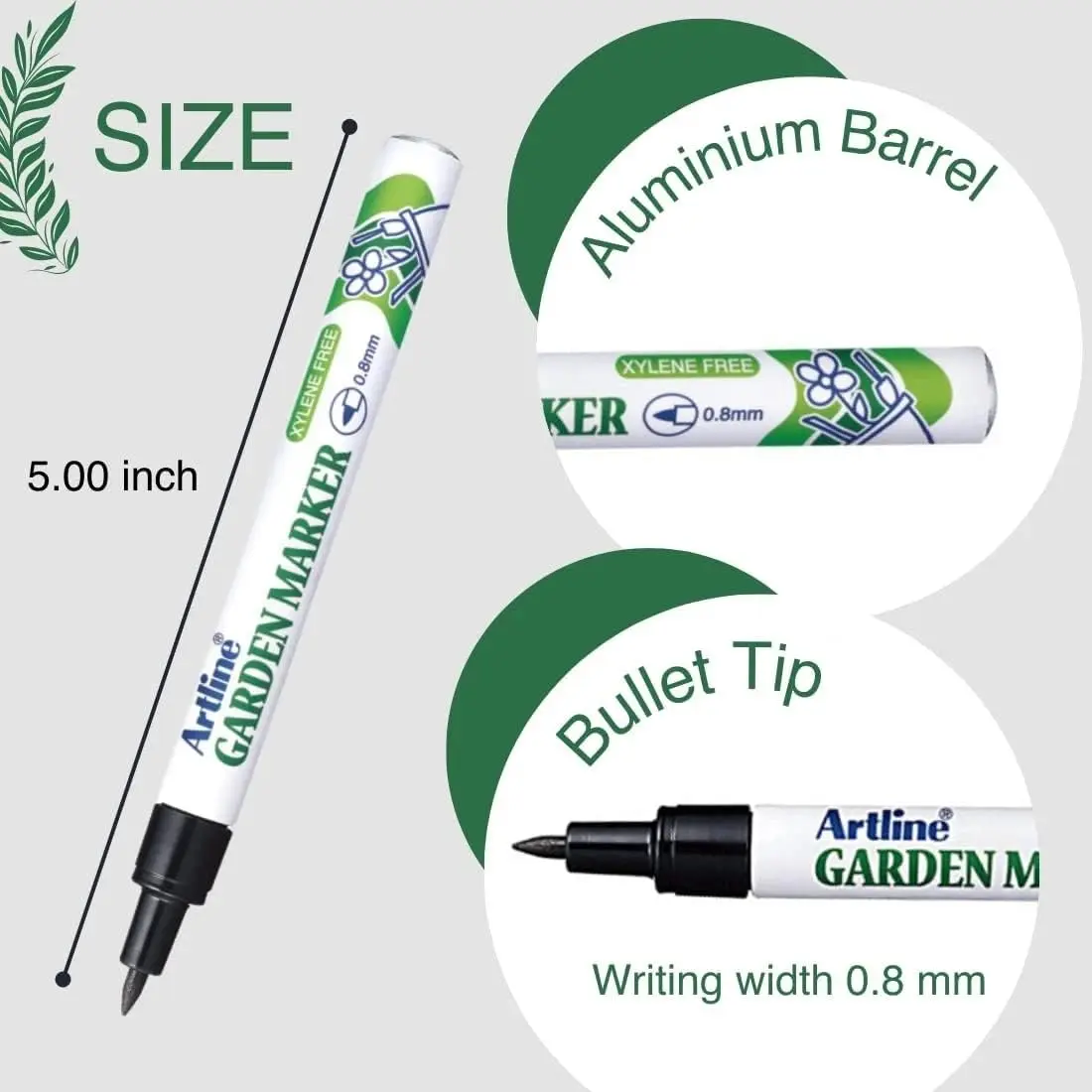 Artline Garden Marker Water Resistant Quick Dry Ink 4 Markers | Perfect for Outdoor Use - view 4