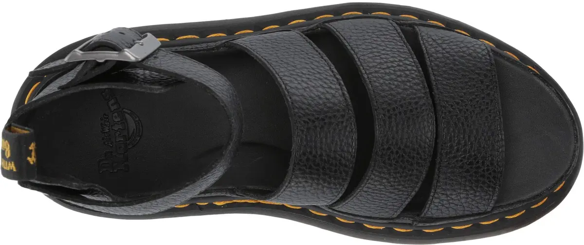 Dr. Martens Clarissa II Quad Sandals | High Platform & Classic Gladiator Style, Black, US 7 - view 3