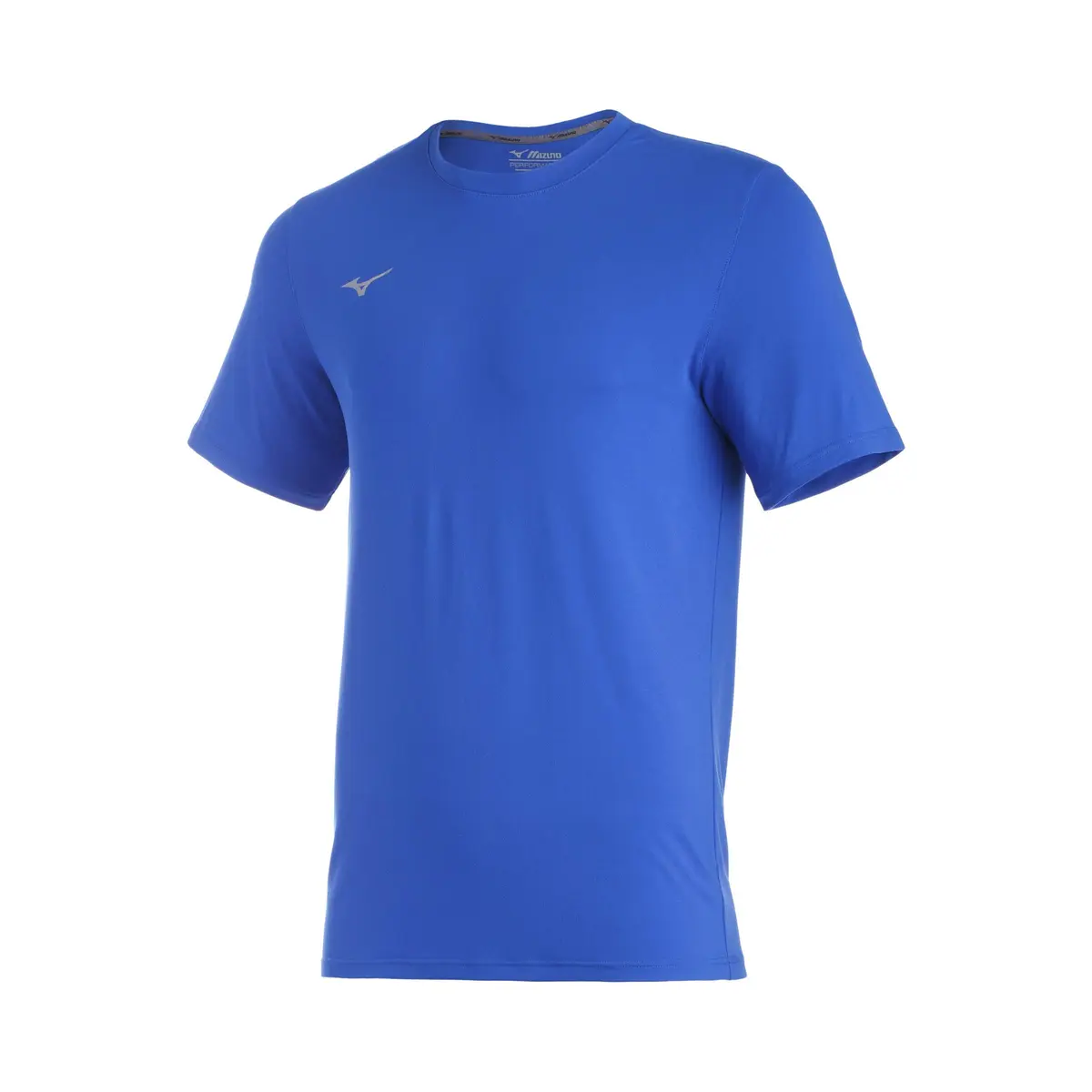 Mizuno Comp Diamond Short Sleeve Crew Tee, Royal, US Small | Moisture-Wicking Athletic T-Shirt - main product image