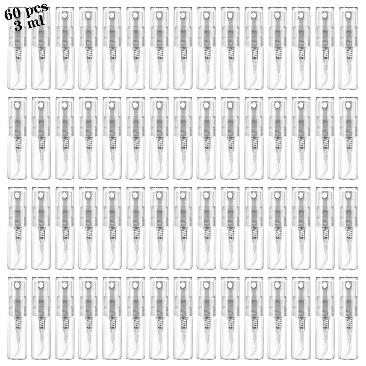 Csdtylh Refillable Glass Spray Bottle 3ml | Portable Perfume & Essential Oil Atomizer for Travel - main product image