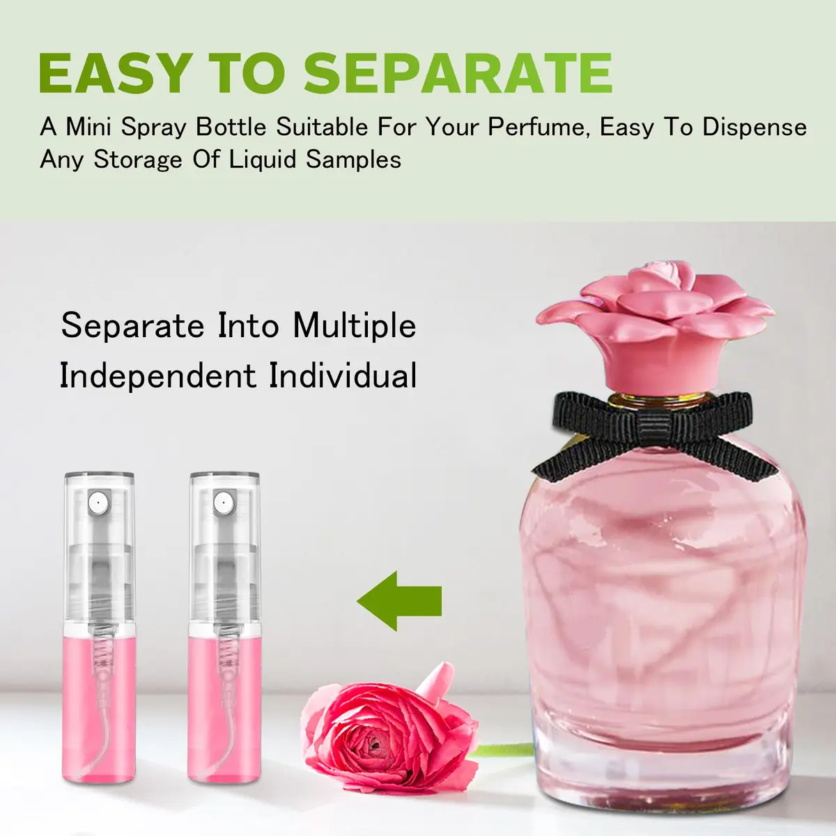 Csdtylh Refillable Glass Spray Bottle 3ml | Portable Perfume & Essential Oil Atomizer for Travel - view 5
