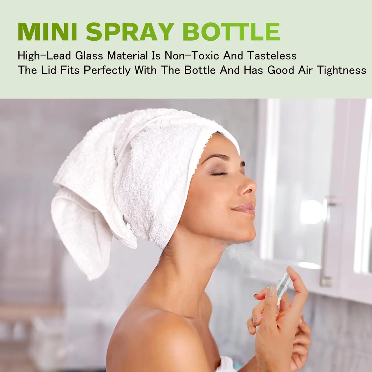 Csdtylh Refillable Glass Spray Bottle 3ml | Portable Perfume & Essential Oil Atomizer for Travel - view 6