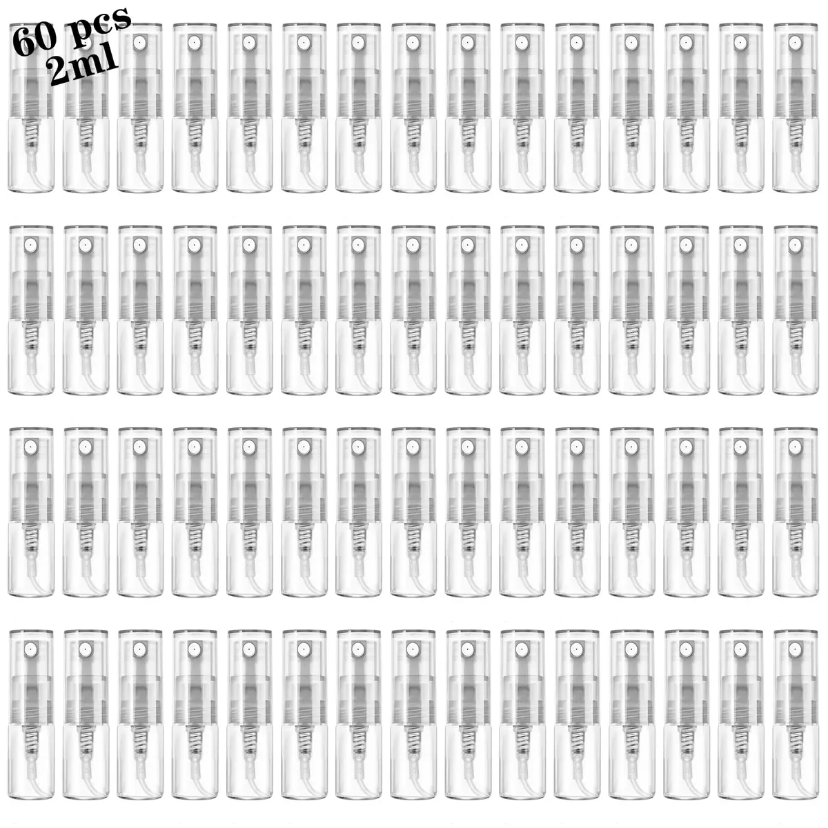 Csdtylh Mini Spray Bottle 2ml | Refillable Glass Atomizer for Perfume & Essential Oils - main product image