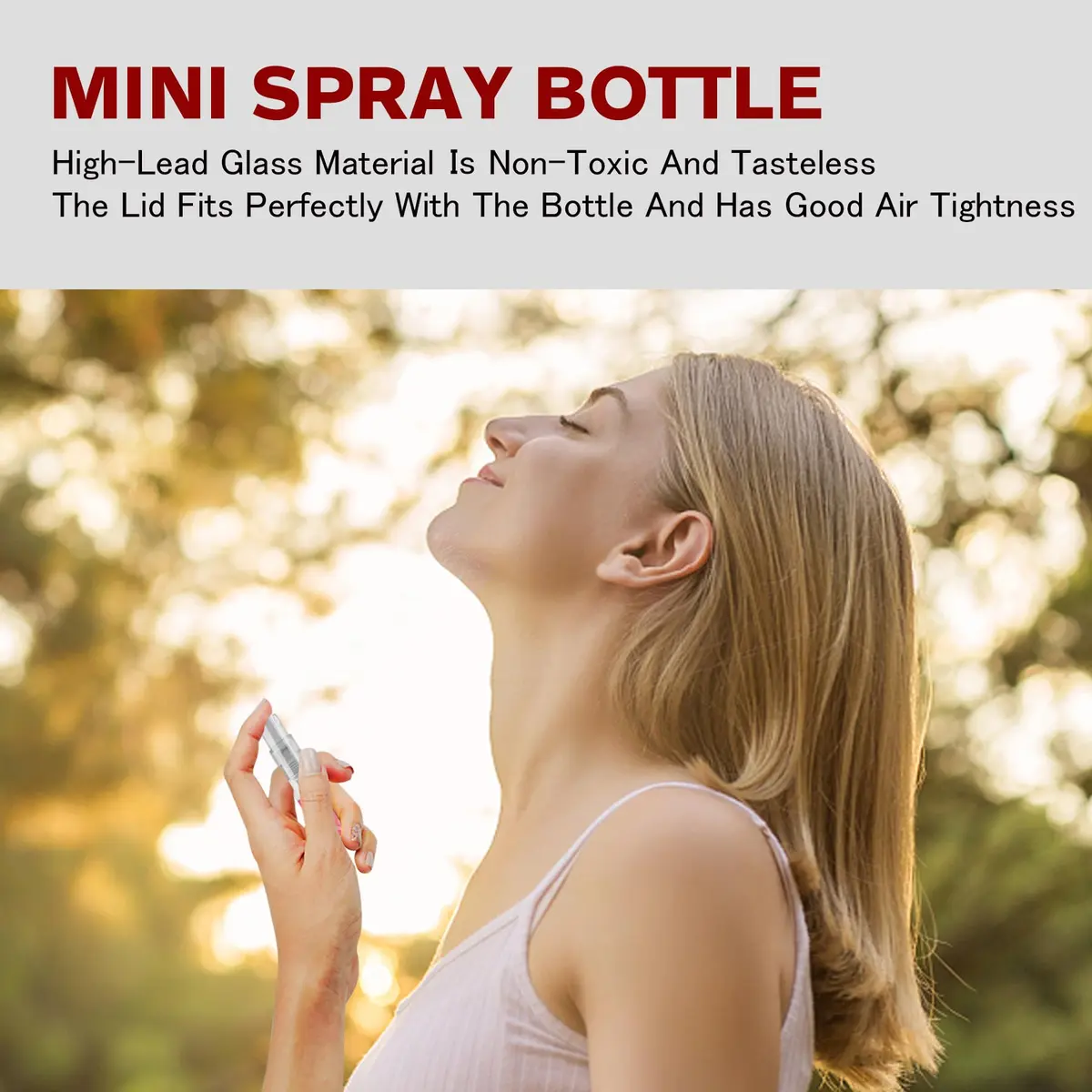 Csdtylh Mini Spray Bottle 2ml | Refillable Glass Atomizer for Perfume & Essential Oils - view 7