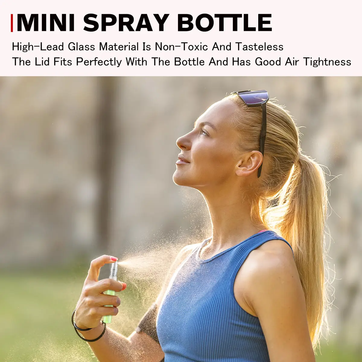 Csdtylh Mini Spray Bottle 10ml | Refillable Glass Atomizer for Travel & Essential Oils - view 6