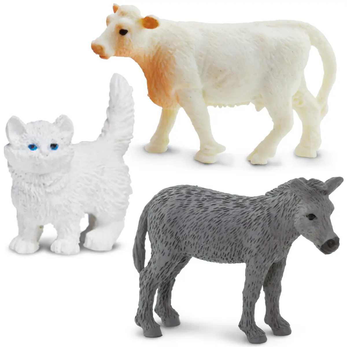 Safari Ltd. Good Luck Minis Ranch Fun Pack - 8 Animal Figurines Toy Set | Small-Scale Farm Animal Figures for Kids 5+ - view 5