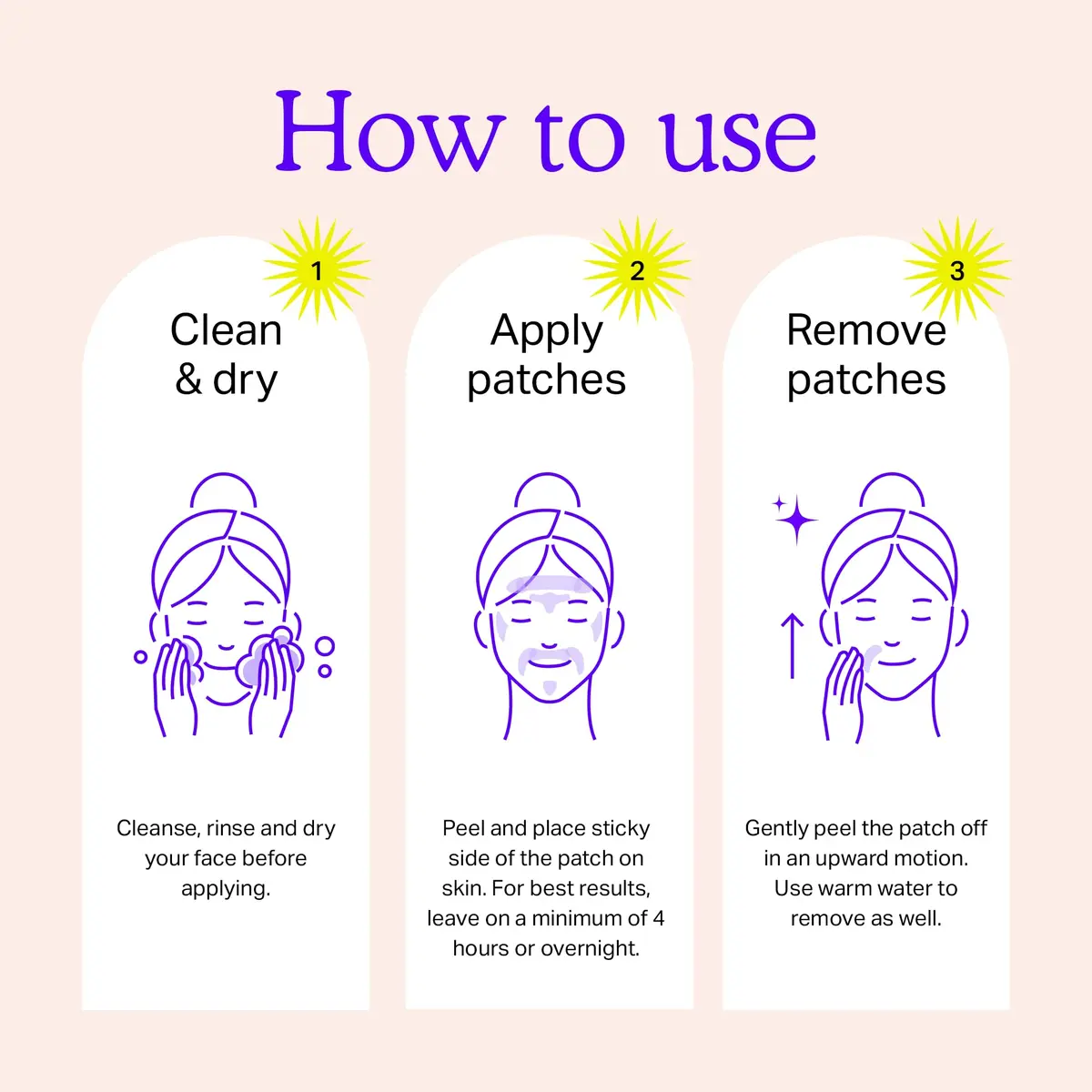 BLUMBODY Wrinkle Patches for Face, Forehead, Smile Lines & Eyes 165 pcs | Reusable Silicone Anti-Wrinkle Patches - view 6