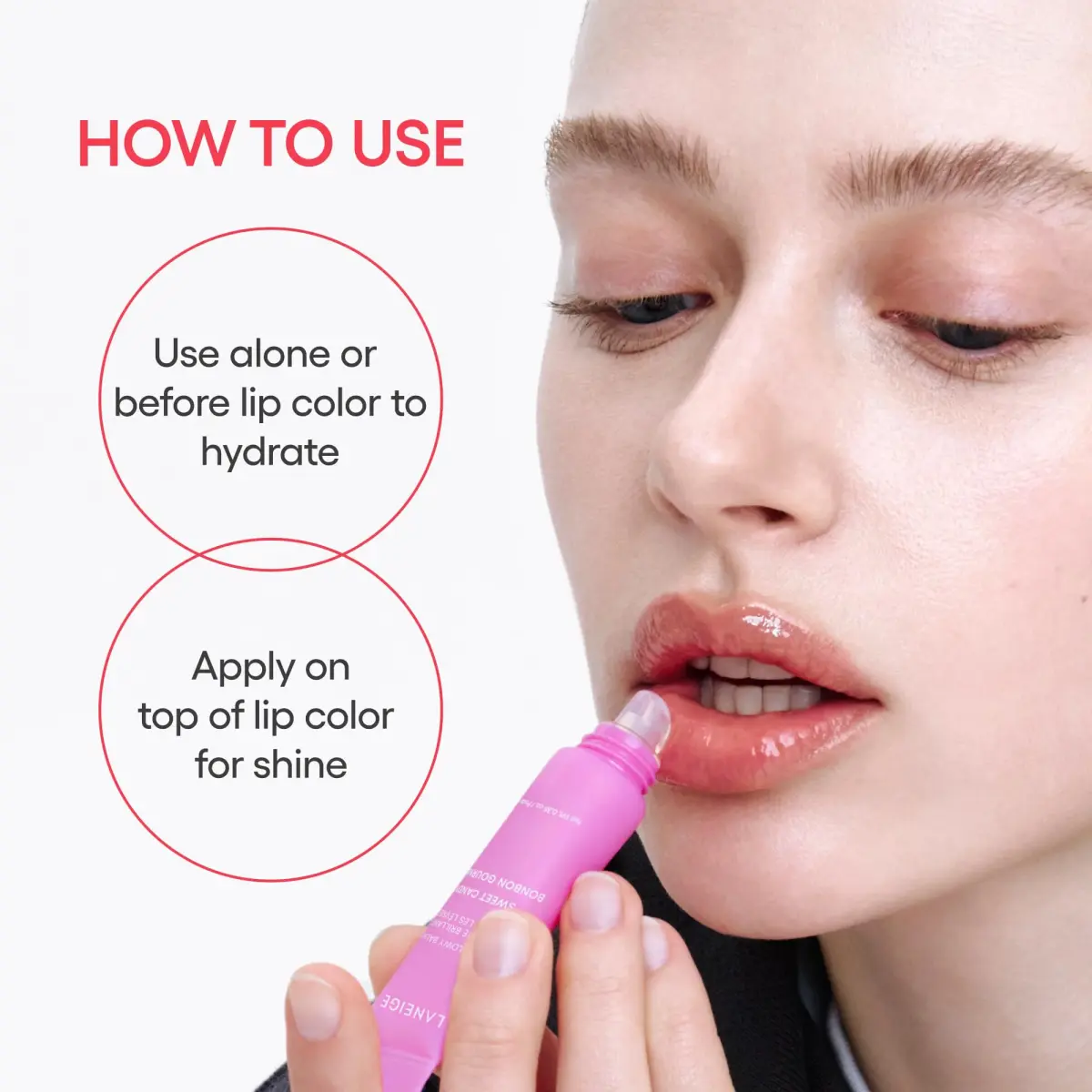 LANEIGE Lip Glowy Balm Berry Tinted Lip Treatment 10ml (0.35 Fl Oz) | Hydrating & Glossy Shine - view 7