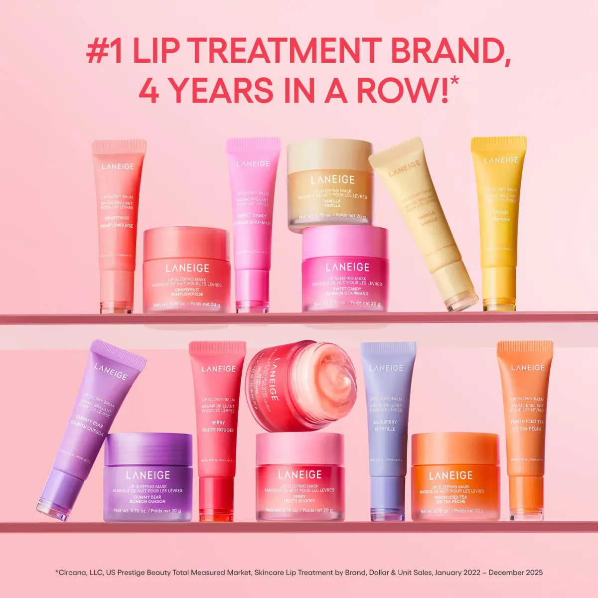 LANEIGE Lip Glowy Balm Berry Tinted Lip Treatment 10ml (0.35 Fl Oz) | Hydrating & Glossy Shine - view 9