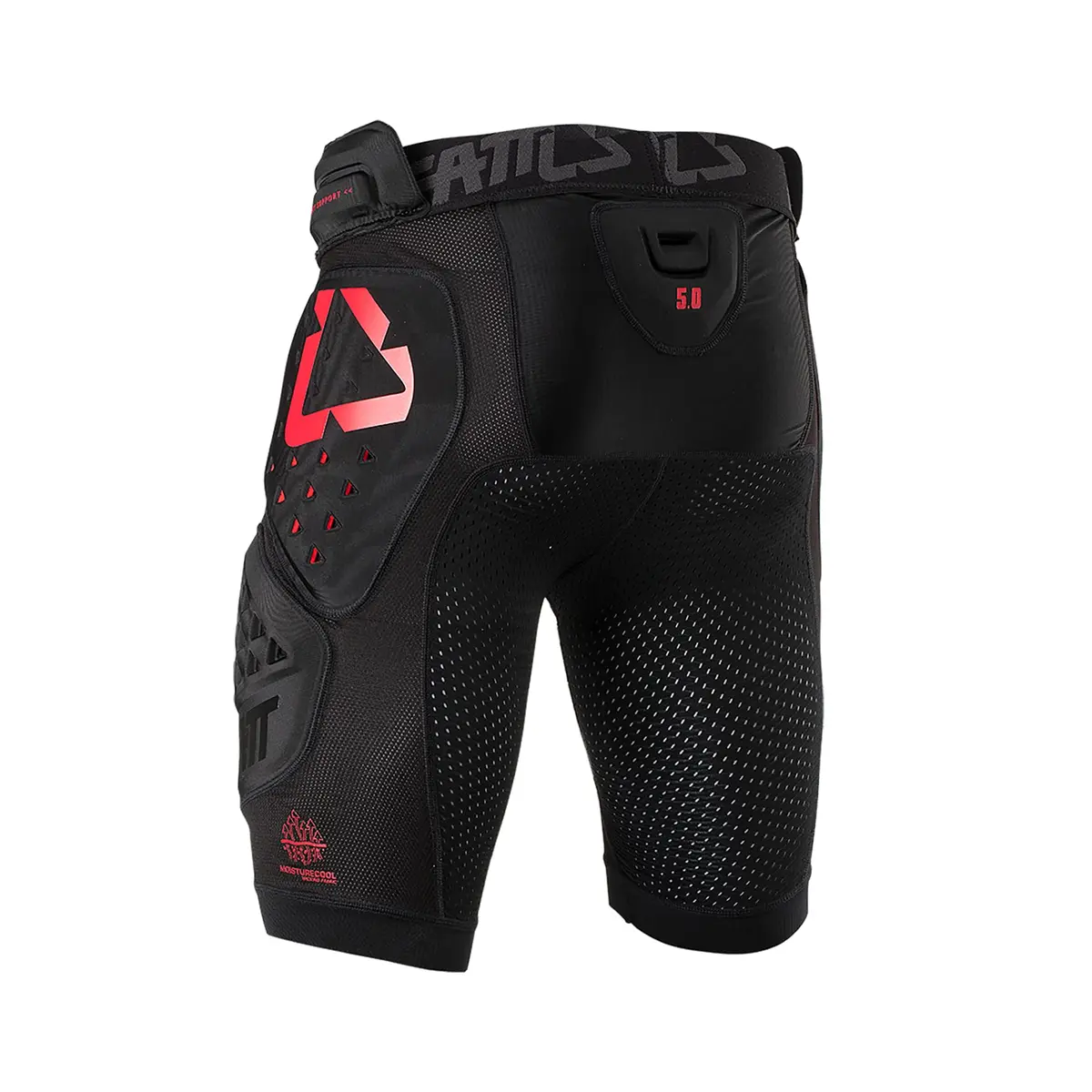 Leatt Impact Shorts 3DF 5.0 Black Medium | Impact Protection for Active Men - main product image