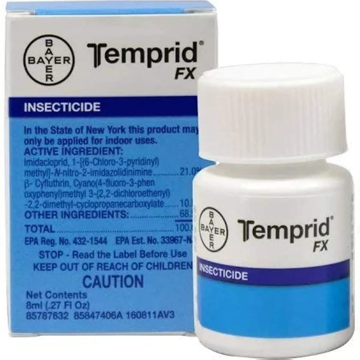 Temprid FX Insecticide 8ml | Broad-Spectrum Pest Control for Indoors & Outdoors - main product image