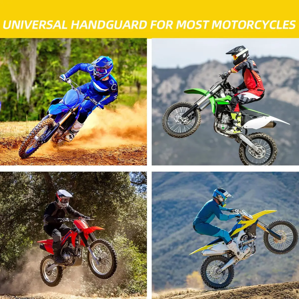AnXin Dirt Bike Hand Guards 7/8" 1 1/8" | Universal Fit for DRZ125 DRZ50 | Protect Hands & Reduce Fatigue - view 8