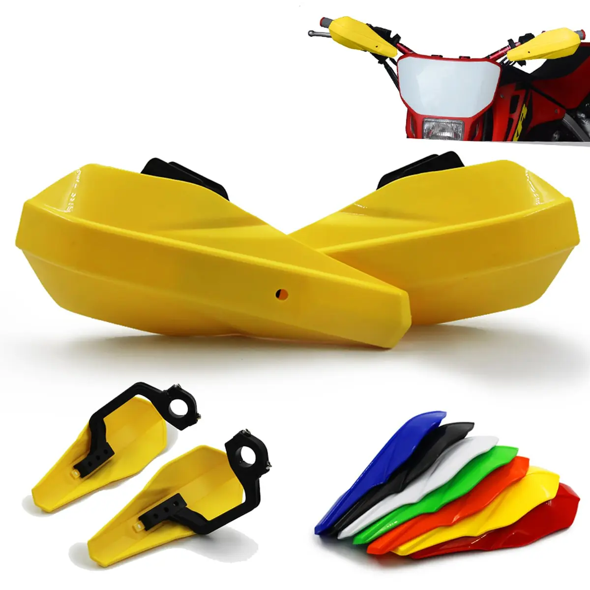 AnXin Dirt Bike Hand Guards 7/8" 1 1/8" | Universal Fit for DRZ125 DRZ50 | Protect Hands & Reduce Fatigue - view 2