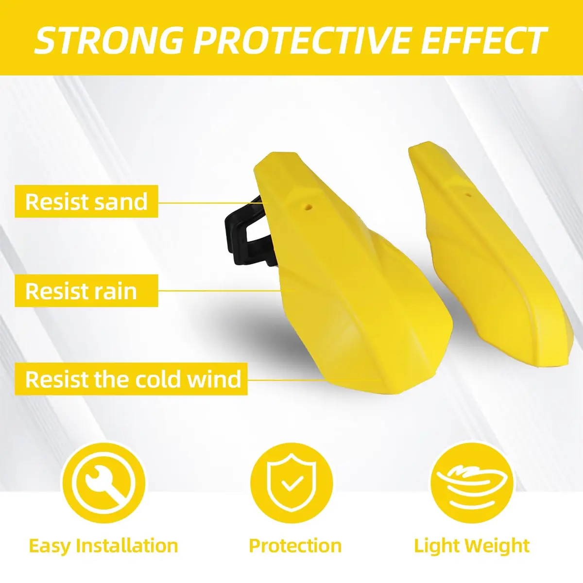 AnXin Dirt Bike Hand Guards 7/8" 1 1/8" | Universal Fit for DRZ125 DRZ50 | Protect Hands & Reduce Fatigue - view 4
