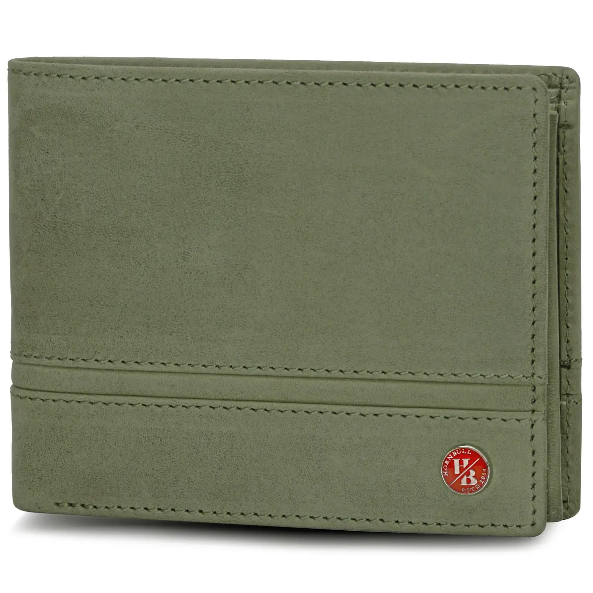 HORNBULL Denial Leather Wallet for Men | RFID Blocking Bi-Fold Wallet (Green) | 7 Card Slots, 2 Money Compartments, 1 Coin Pocket - view 13