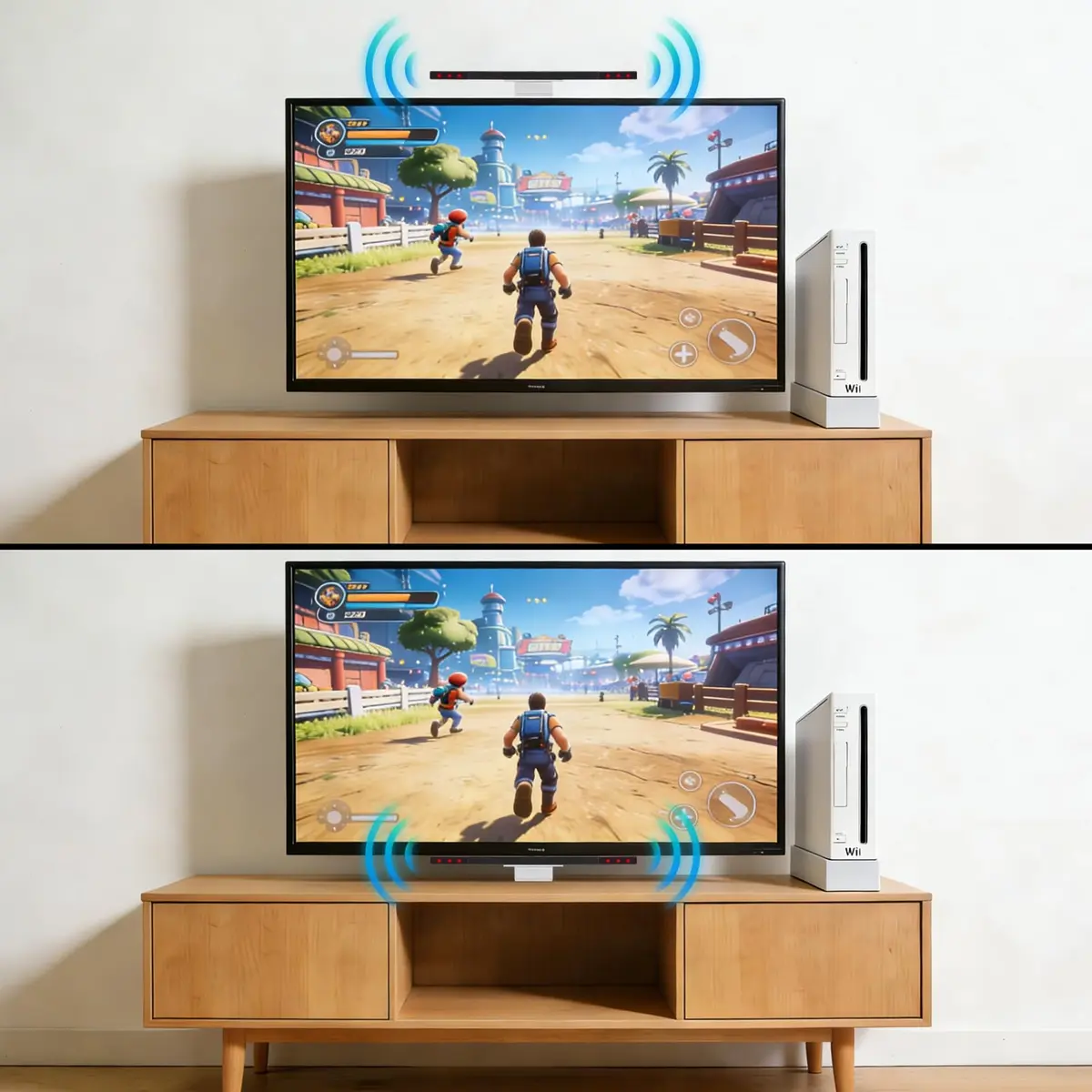 Aokin Motion Sensor Bar for Wii, Wii U | Wired Infrared Sensor with 6.6 ft Cable - view 7