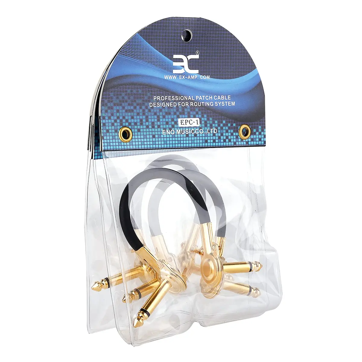 EX Guitar Patch Cables 1/4 Inch Right Angle Plugs 6 Inch | Maximize Pedalboard Space - view 6