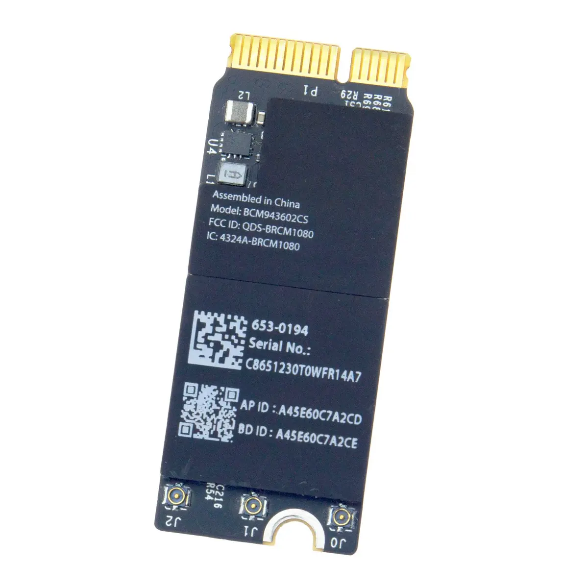 Willhom BCM943602CS WiFi Bluetooth 4.0 Card for MacBook Pro 13"/15" Retina 2015 A1502 A1398 | Network Interface Controller Adapter - view 2