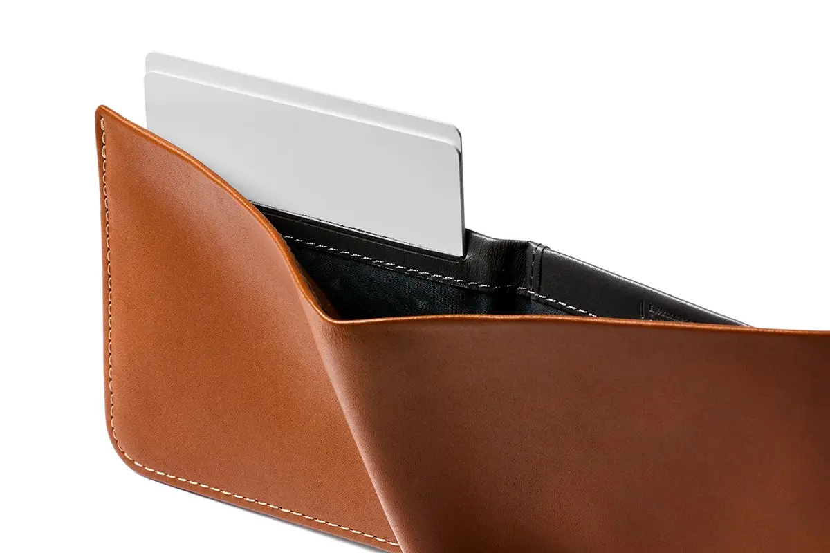 Bellroy Hide & Seek Wallet (Caramel) | Slim Leather Bifold with RFID Protection - view 6