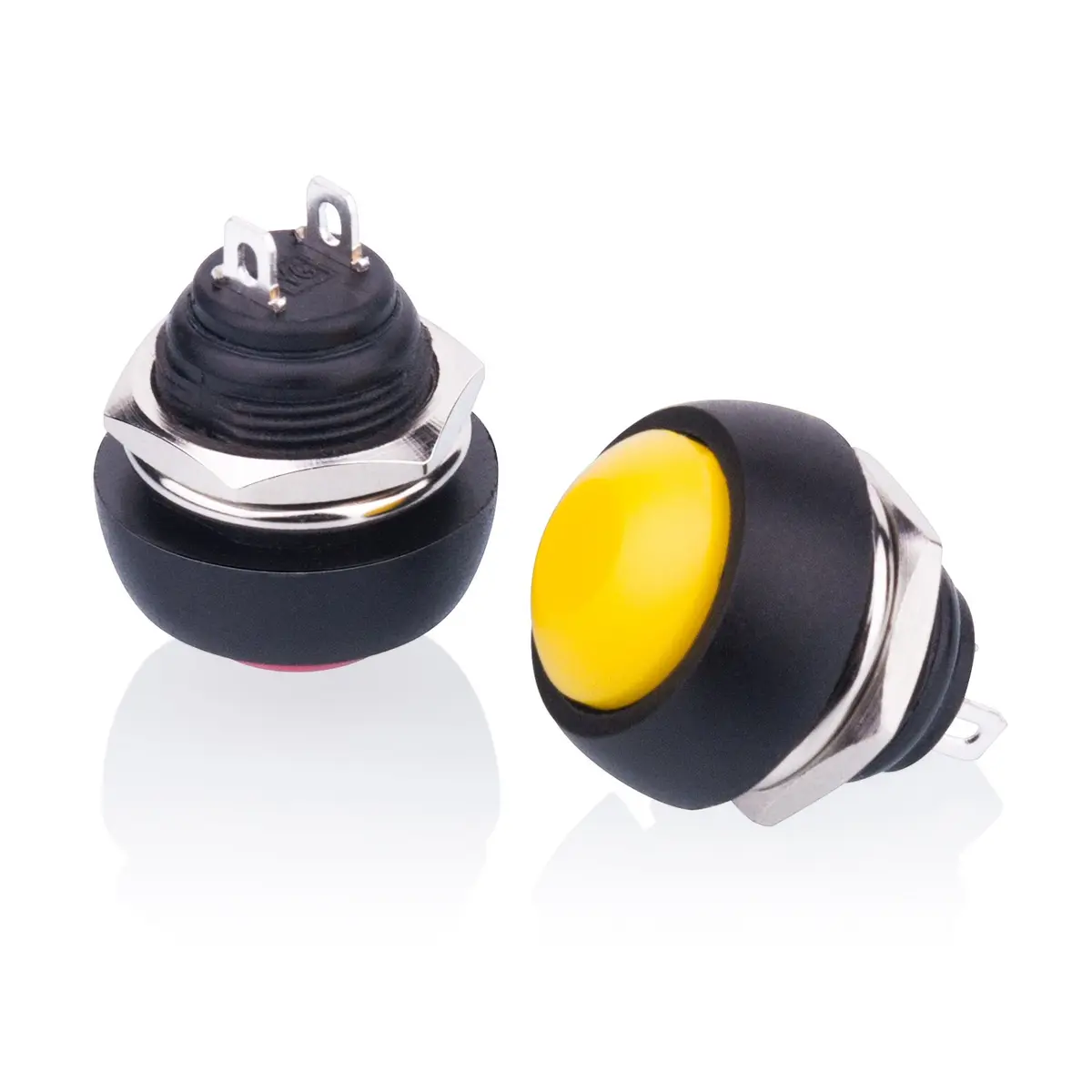 Awpeye 15PCS 12mm Waterproof Momentary Push Button Switch, 5 Colors | 3A 200V AC-OFF-ON - view 4