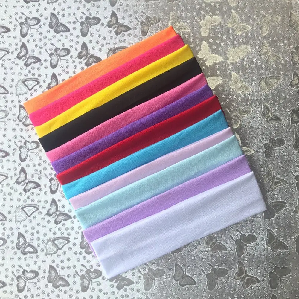 Zapire Soft Stretchy Elastic Headbands - 12 Pack Multi-Colored Hair Wraps for Women & Girls | 4.8cm Wide - view 4