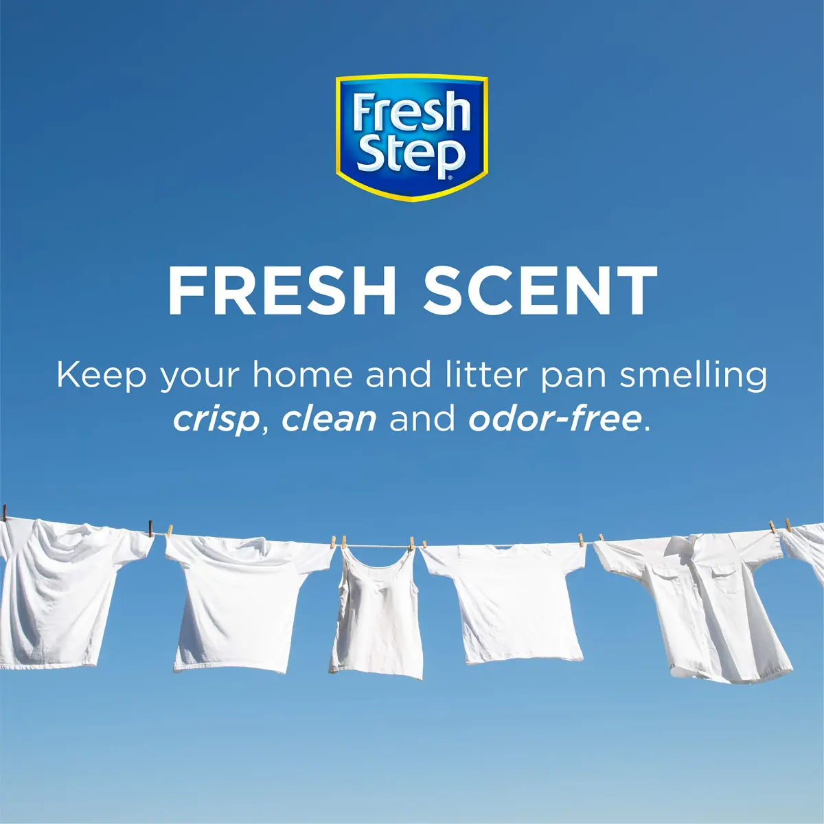 Fresh Step Cat Litter Crystals Deodorizer 425g (15 oz) | Controls Litter Box Odors with Fresh Scent - view 3