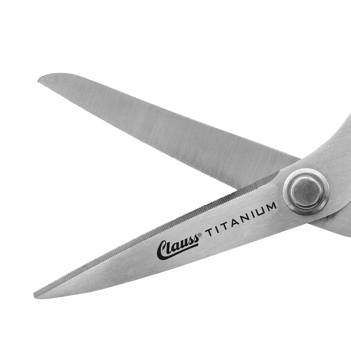 Clauss Titanium Bent Kevlar Shear 8" | Heavy-Duty Industrial Cutting Tool - view 3