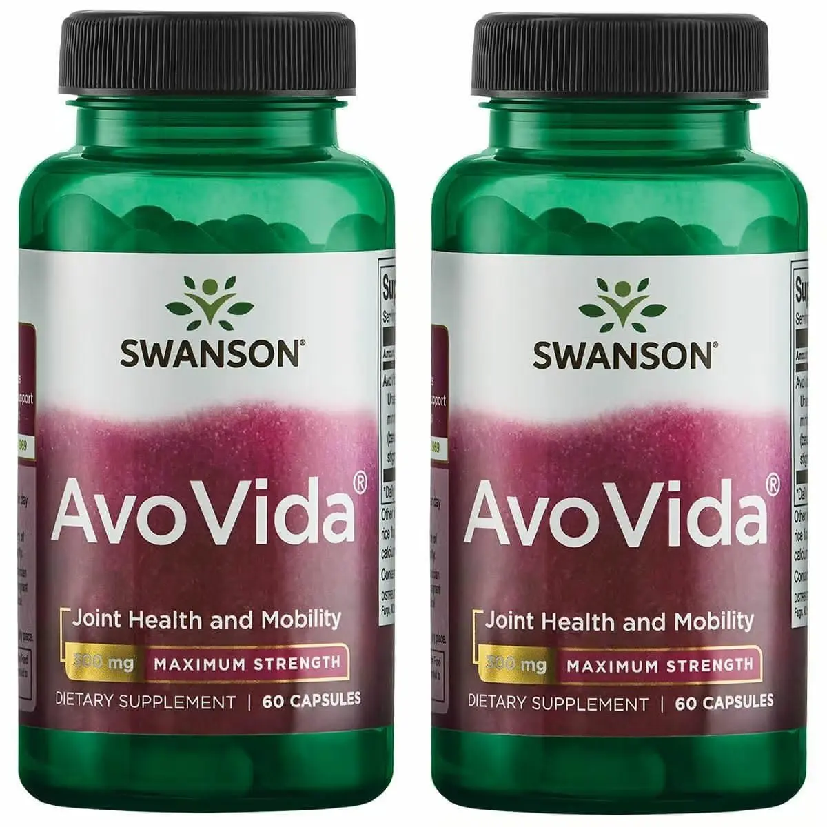 Swanson AvoVida Joint Health Supplement 300 mg 120 Count (Pack of 2) | Supports Joint Tissues & Mobility - main product image