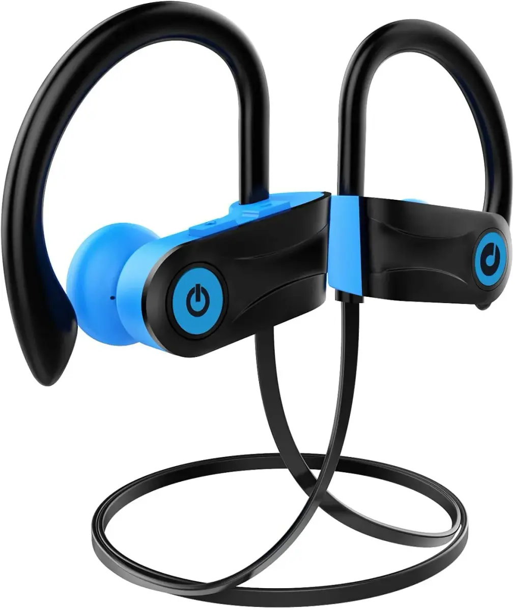 Otium Wireless Sports Earbuds Bluetooth 4.1 IPX7 Waterproof (Blue) | HD Stereo Sound with 9 Hrs Battery - main product image