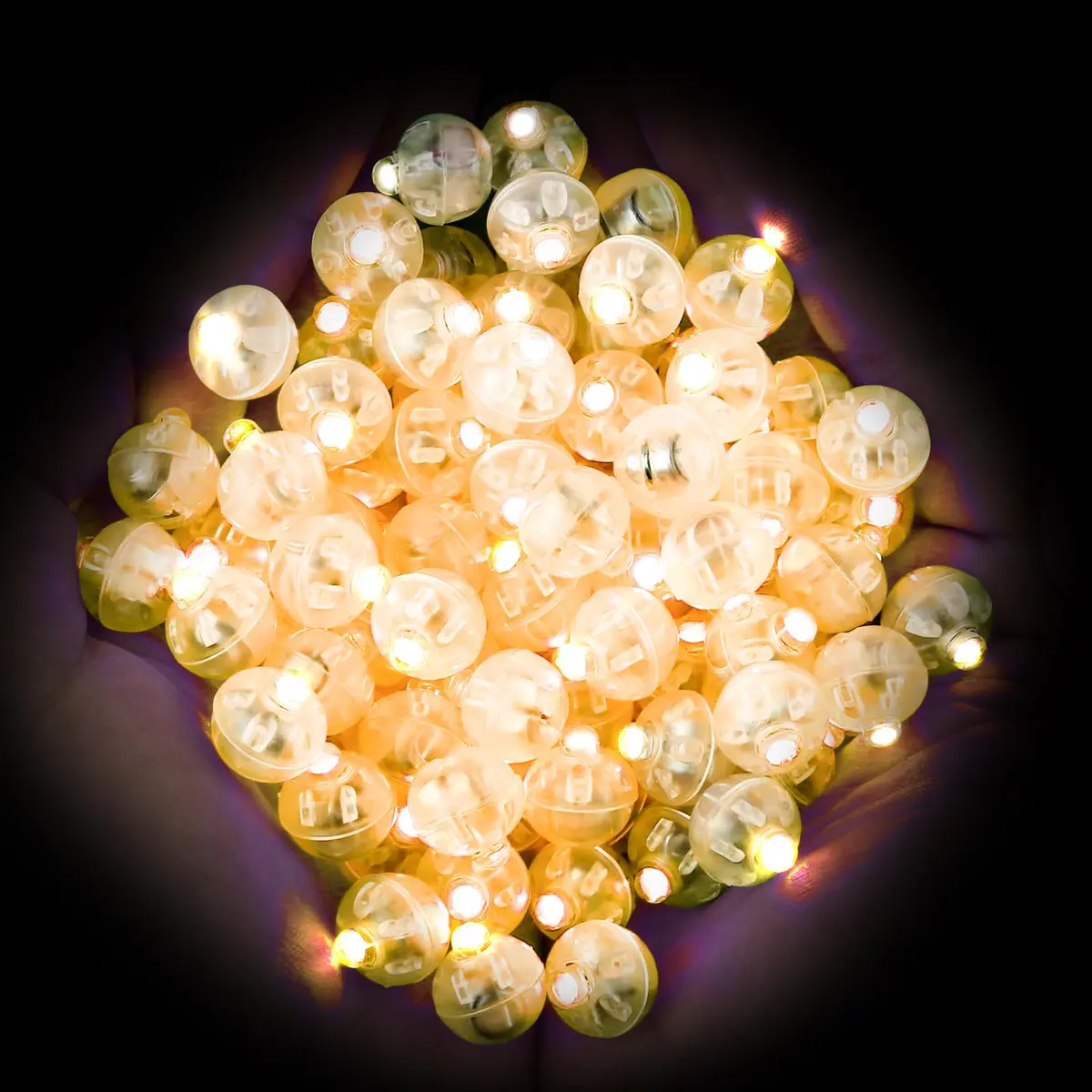 Neo LOONS 100pcs Warm White LED Balloon Lights | Long Standby Time for Party & Wedding Decor - main product image