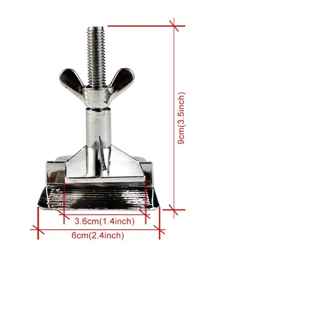 MS WGO Screen Printing Clamps 2PCS | Heavy-Duty Zinc Alloy Fixing Tool for Silk Screen Printing (70-120 chars) - view 8
