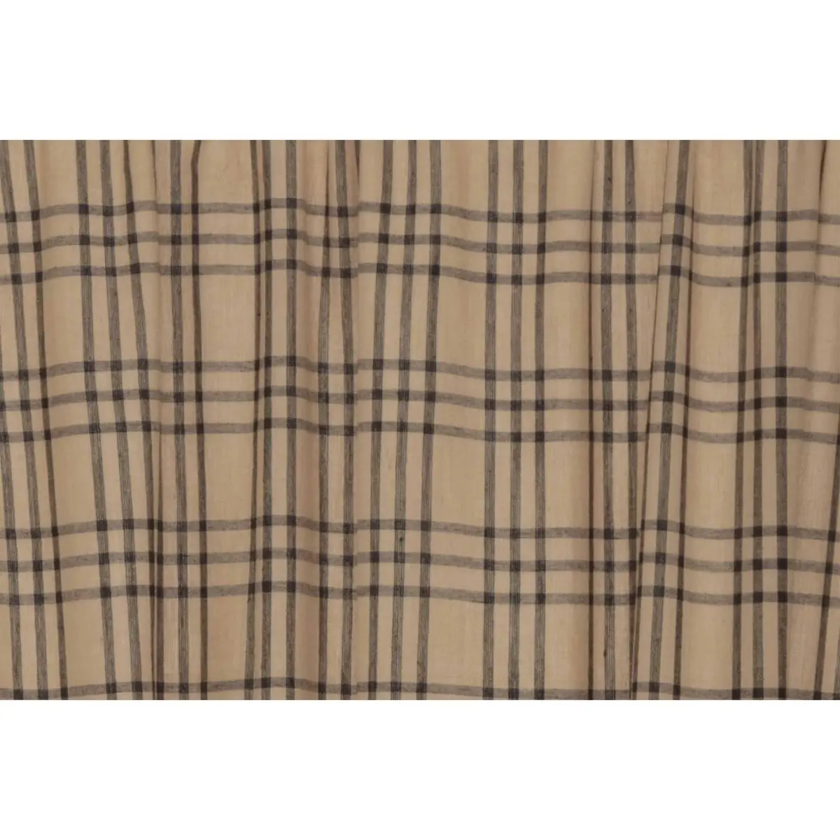 VHC Brands Sawyer Mill Plaid Cotton Farmhouse Curtains 72"W x 40"L | Modern Plaid Style - view 7